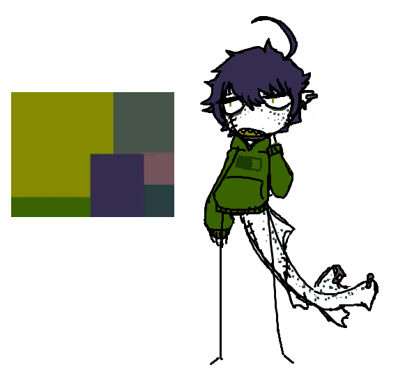 I saw a post talking about how all colors are good (true) and someone QRT'ed saying that people will say that but never touch these colors so I took those colors and made a character design using them